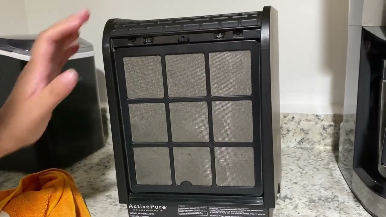 Como limpiar filtro del purificador de aire princess house