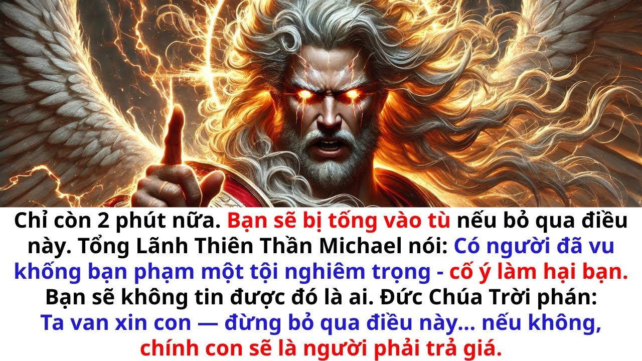 ♾️ “Chỉ còn 2 phút! Bạn sẽ bị giam nếu bỏ qua điều này. Tổng Lãnh Thiên Thần Michael nói...”