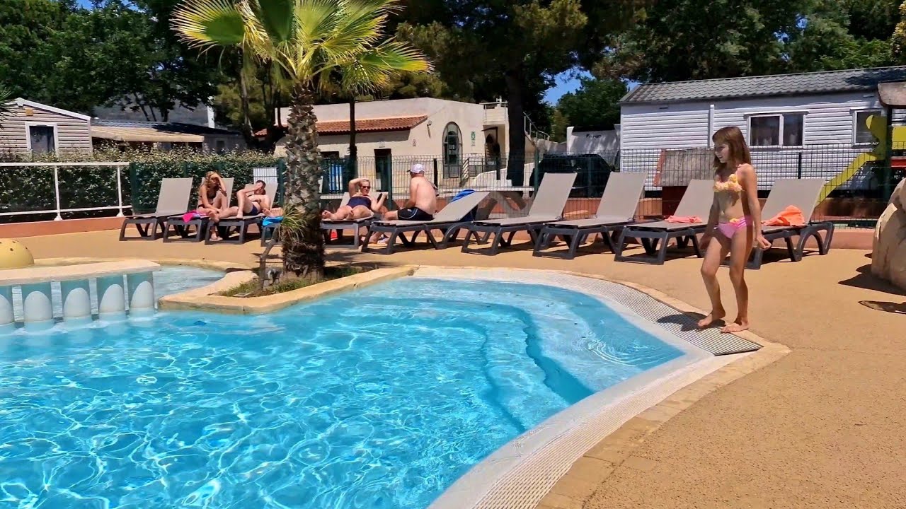 🇫🇷 4 STAR CAMPING TIKAYAN CLAU MAR JO /BORMES LES MIMOSAS NEAR THE SEA/4K Walk