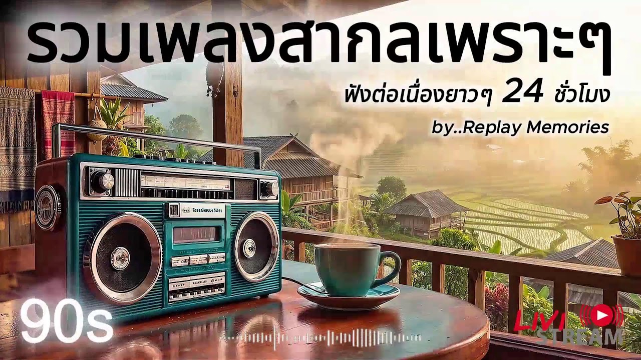 [LIVE] เพลงสากลยุค 90s ที่คิดถึงที่สุด • Nostalgic 90s Love Songs • ย้อนวันวานเพลงรักอมตะ l EP.48