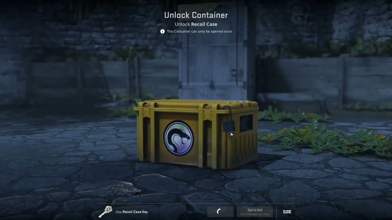 Opening a CS2 case until a Gold appears.... DAY 877