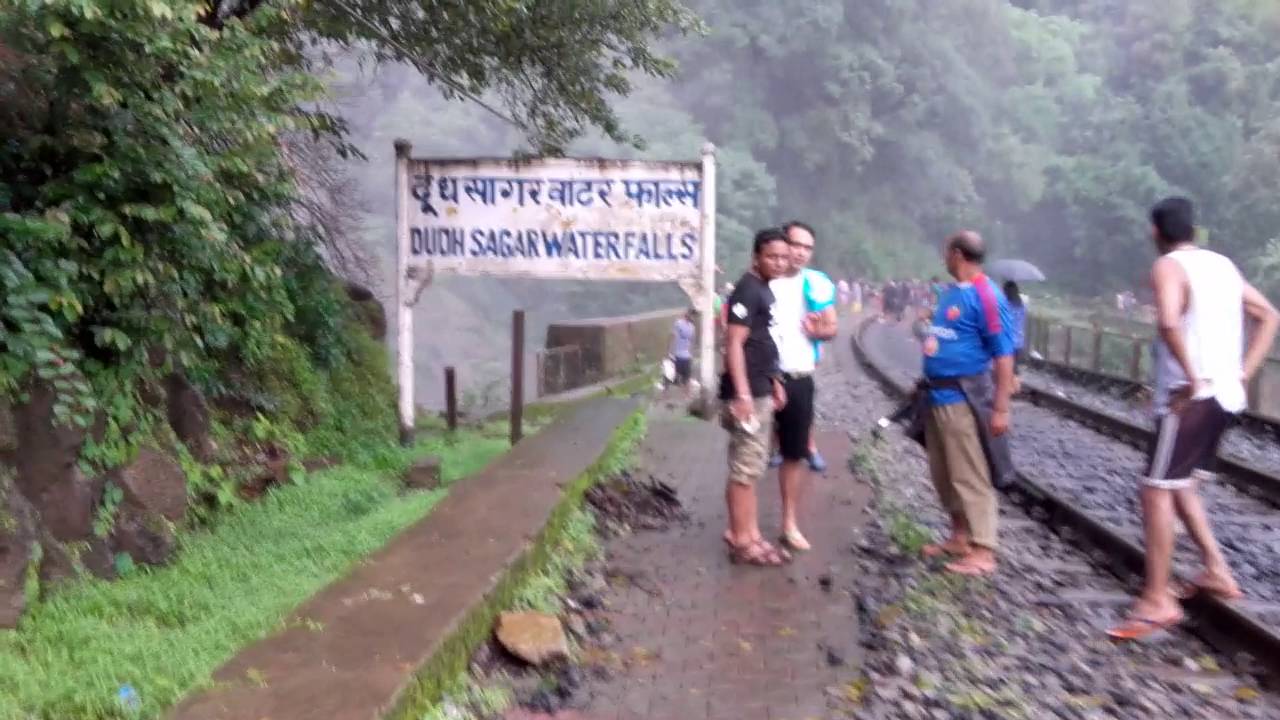 Latest Video of Dudhsagar Water Falls, Goa 3rd July 2016