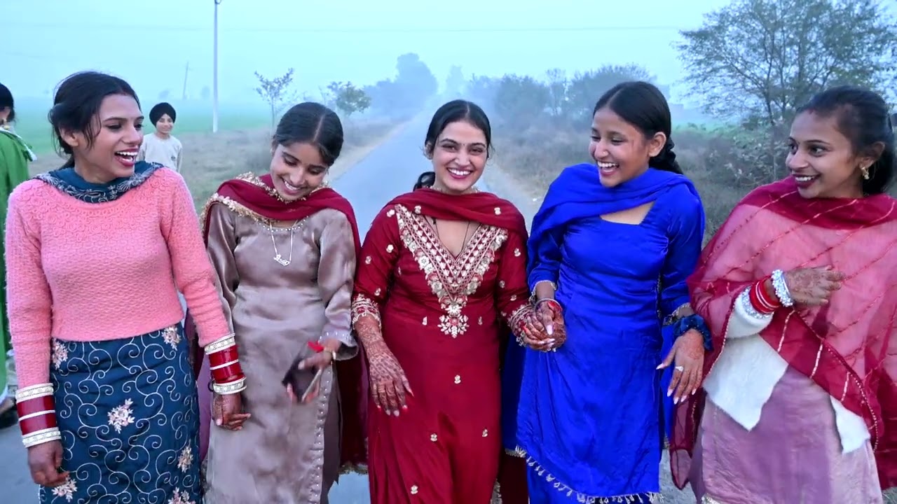 Dheeya Family Song Wedding Anju Weds Dharminder Singh Studio By Raj Arno Ph -9876974862
