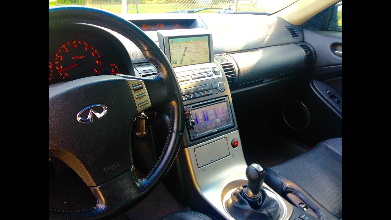 DIY G35: JDM Dash Kit With Factory Navi (Setup and Install) HD