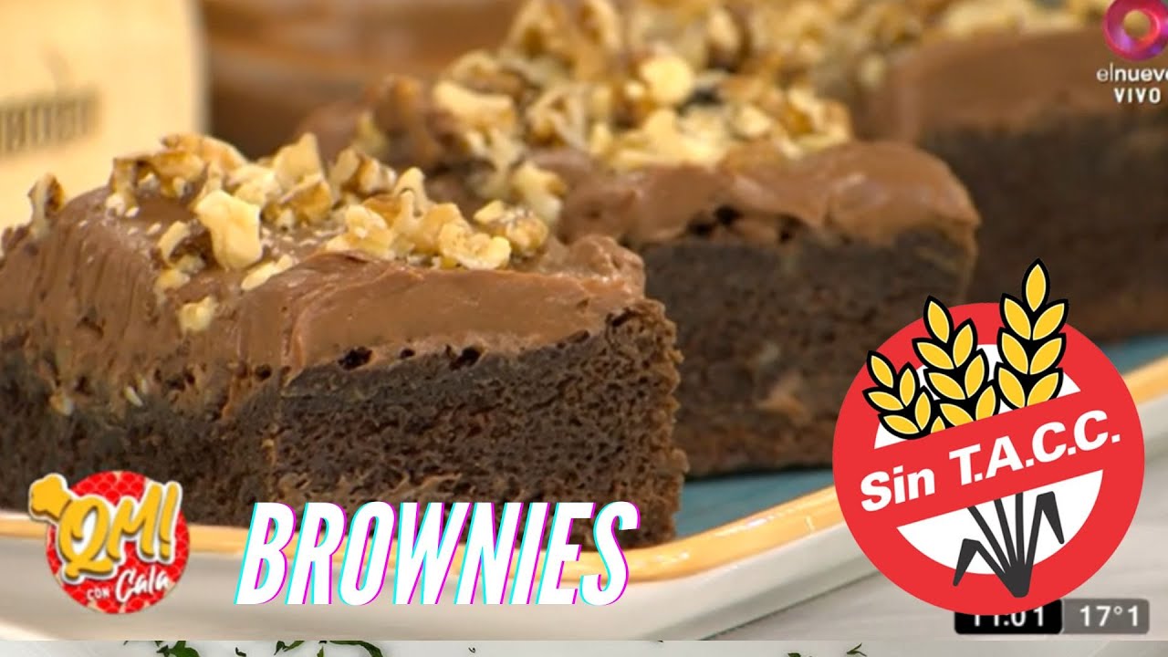 Brownies de chocolate sin TACC