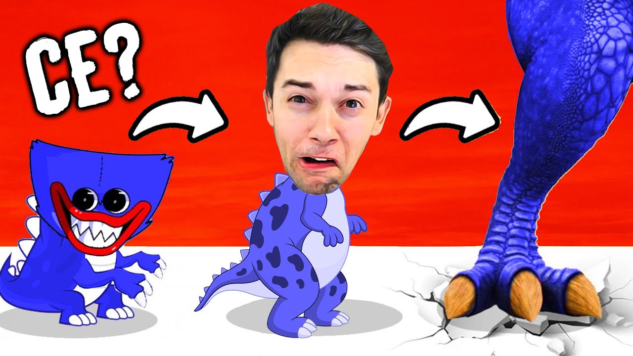 NOOB Dino Mic vs LVL 9999 HACKER T-Rex! Cine castiga ?