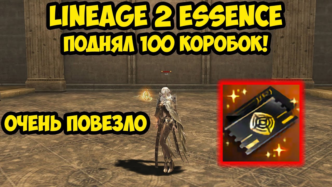 Поднял 100 КОРОБОК с черных купонов в Lineage 2 Essence.