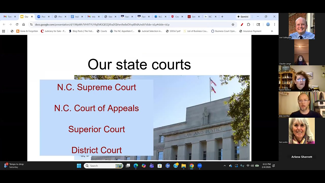 Democracy in the Balance: The Importance of the Judicial Races in North Carolina