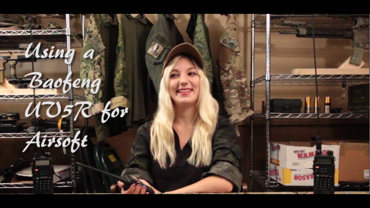 How to use a Baofeng Radio for Airsoft