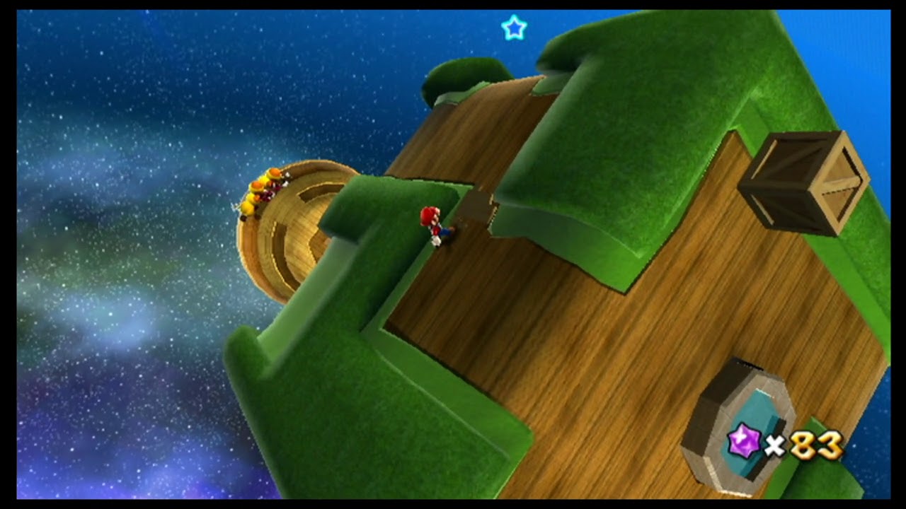 Super Mario Galaxy - 81 - Galaxia del Bosque Oto&ntilde;al - Empujado hasta la saciedad