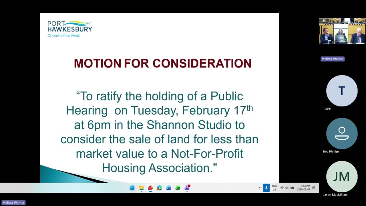 Public Meeting of Council February 3, 2026