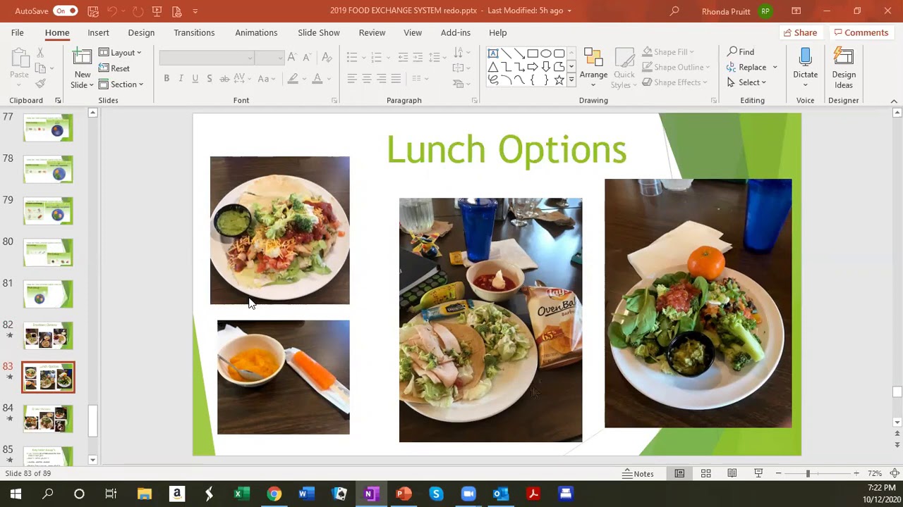 Food Exchange System Putting it all together
