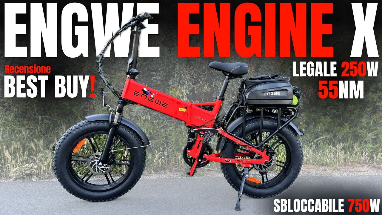 ENGWE ENGINE X Recensione - La MIGLIORE FAT BIKE ECONOMICA più POTENTE e COMODA del 2025! BEST BUY!