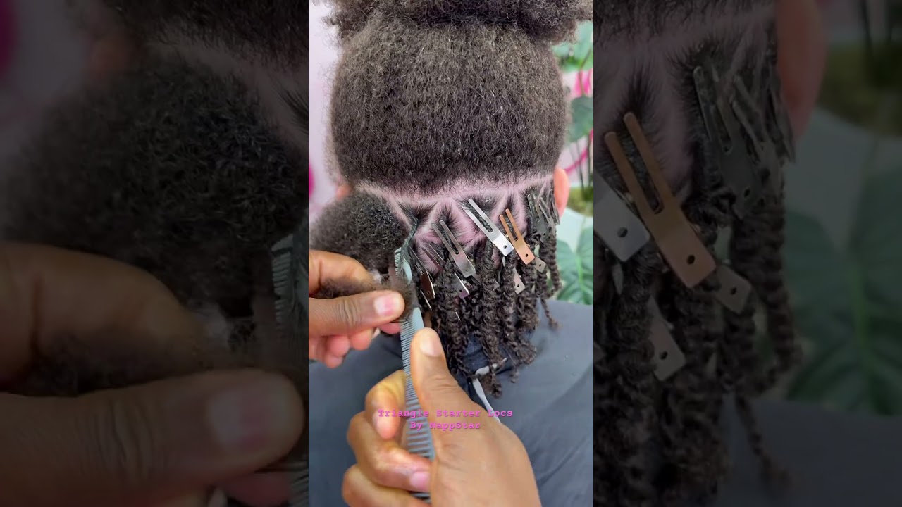 Triangle Starter Locs ✨ Start your Loc journey with NappStar