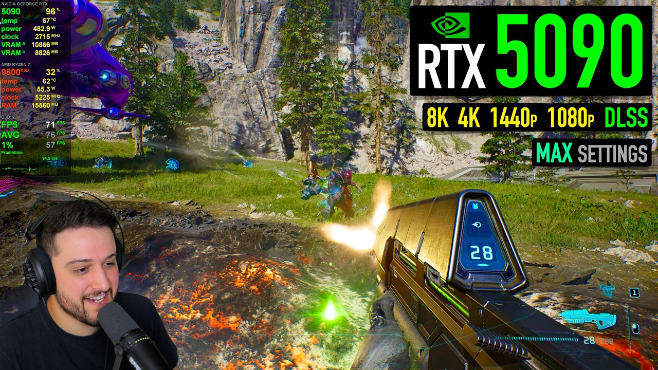 RTX 5090 &mdash; Halo Campaign Evolved &mdash; Геймплей на максимальных настройках! (UE5)