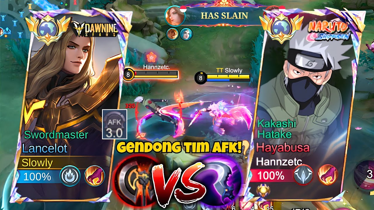 SUPER HARD GAME!😱 GLOBAL LANCELOT PRO HAYABUSA! INTENSE MATCH! - Mobile Legends