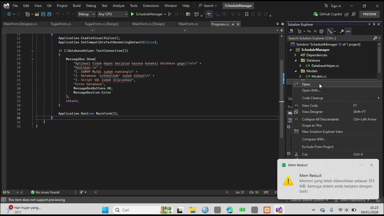 TUGAS Project Mini Matkul Pemograman Desktop