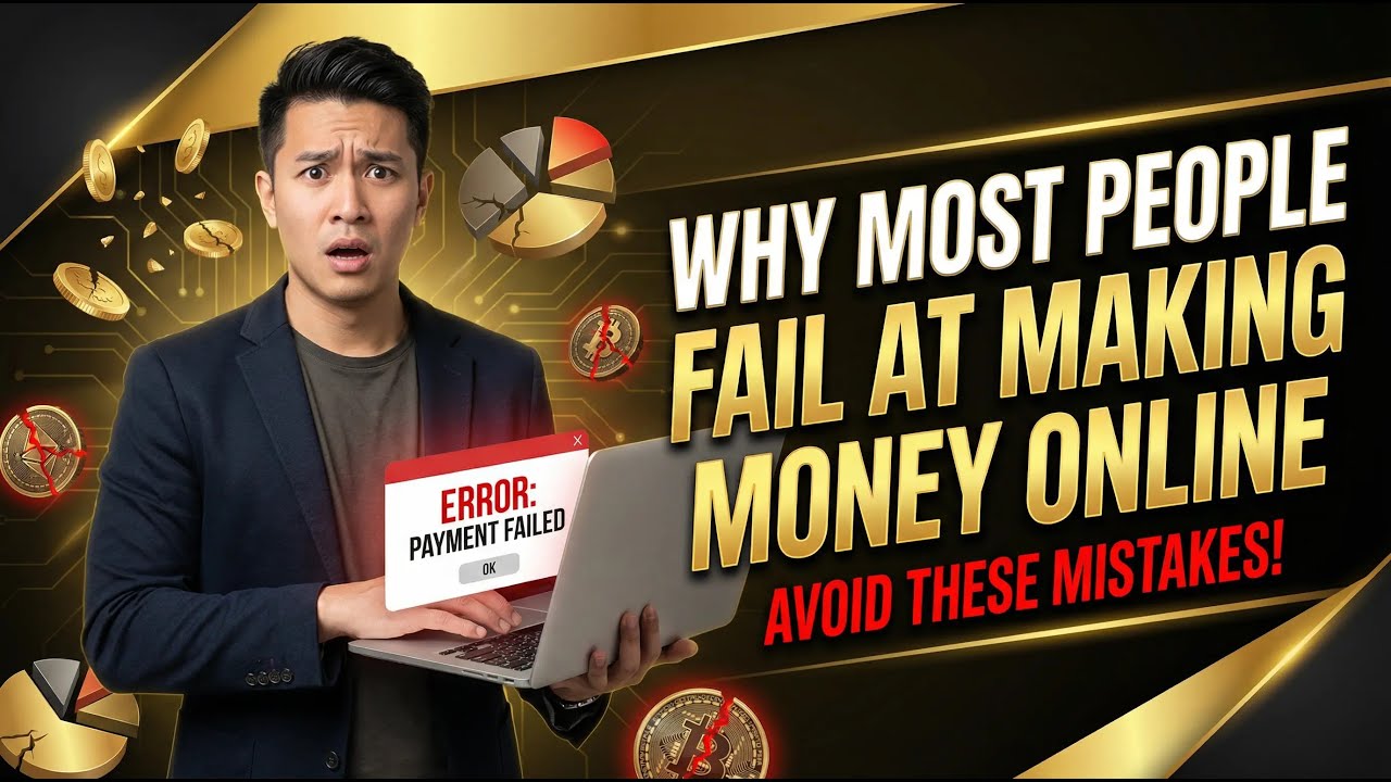 WHY MOST PEOPLE FAIL AT MAKING MONEY ONLINE