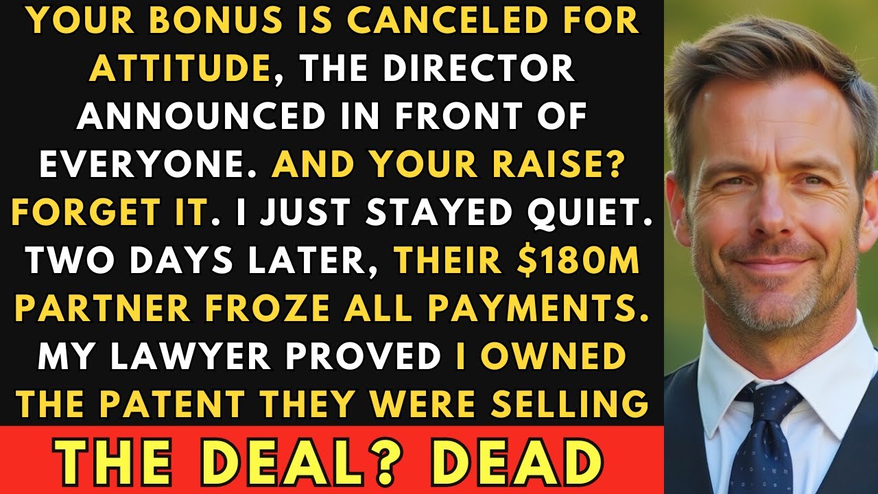 They Humiliated Me in Front of Everyone. Then I Froze Their $180M Deal.