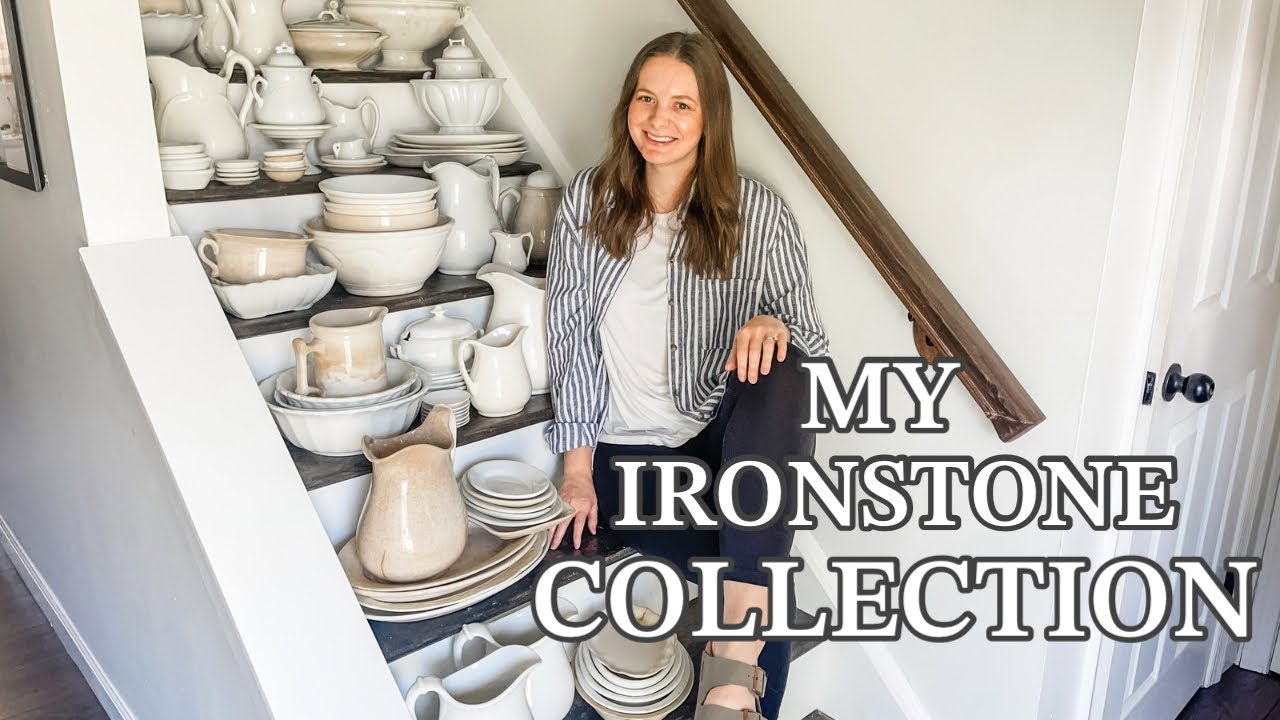 🤍🤎 IRONSTONE COLLECTION | Stained & Crazed Ironstone | Antiques & Vintage Decor
