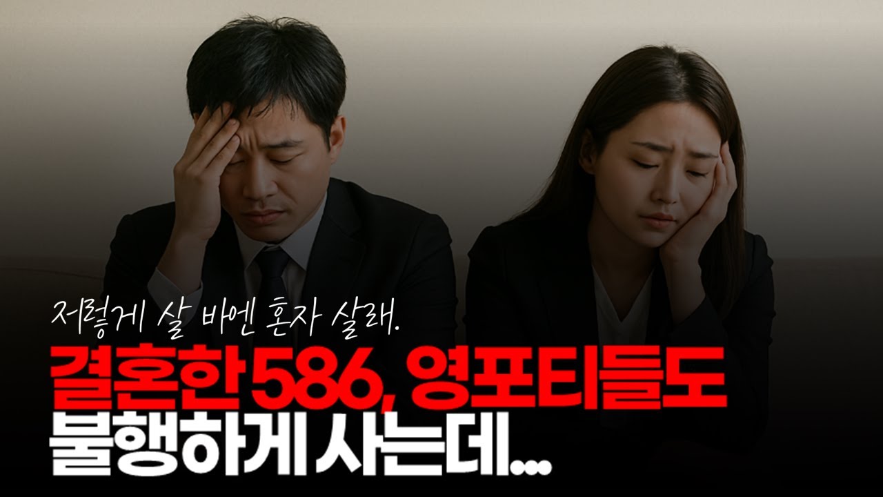 (※시청자댓글) 결혼 하라고 훈수 두는 X86, 영포티들 조차도 정상적인 결혼생활 하는 사람은 매우 드물다. #유부남 #결혼현실 #영포티결혼