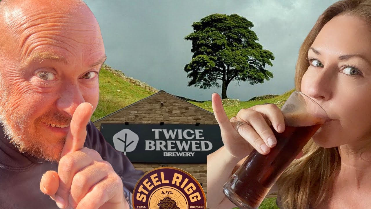 BEST Motorhome Pub Stopover on Hadrian's Wall | TWICE BREWED INN - Beer ‘Reviews’ & Sycamore Gap!