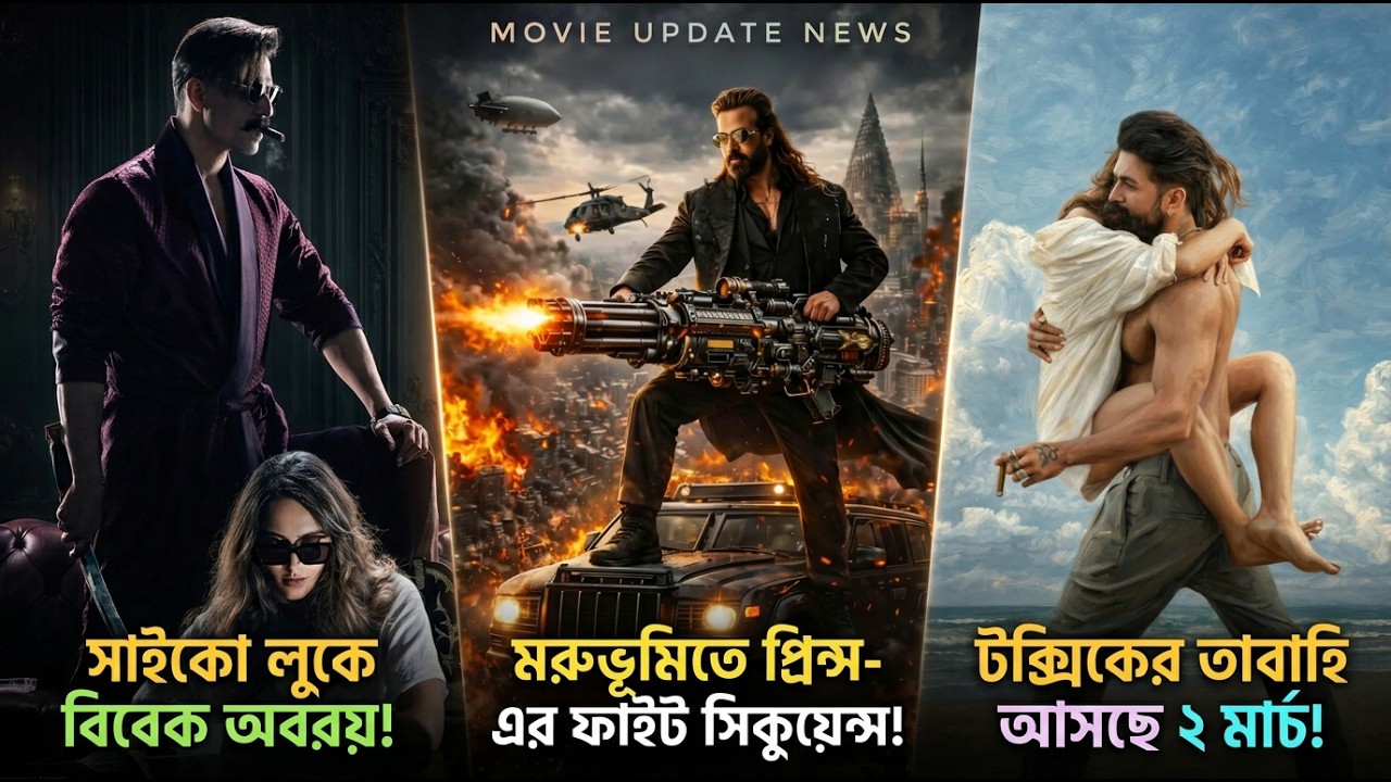 থার মরুভূমিতে শাকিবের অ্যাকশন 💥|| টক্সিক-এ ইয়াশের মেগা ডিল || স্পিরিটে বিবেকের ভিলেনিয়াস লুক ||