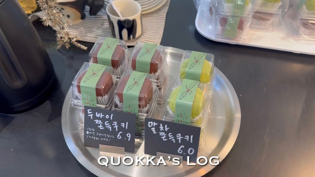 [VLOG] 열심히 일하는 쿼카 잘렸습니다 | 두쫀쿠 구하기 | 아이패드 언박싱 | 크리스마스와 새해 보내기