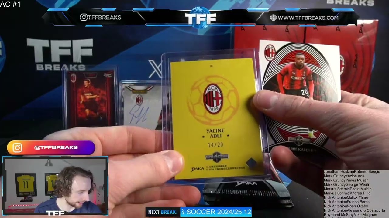 DAKA AC Milan 2023/24 5 Box Random Player Break #1