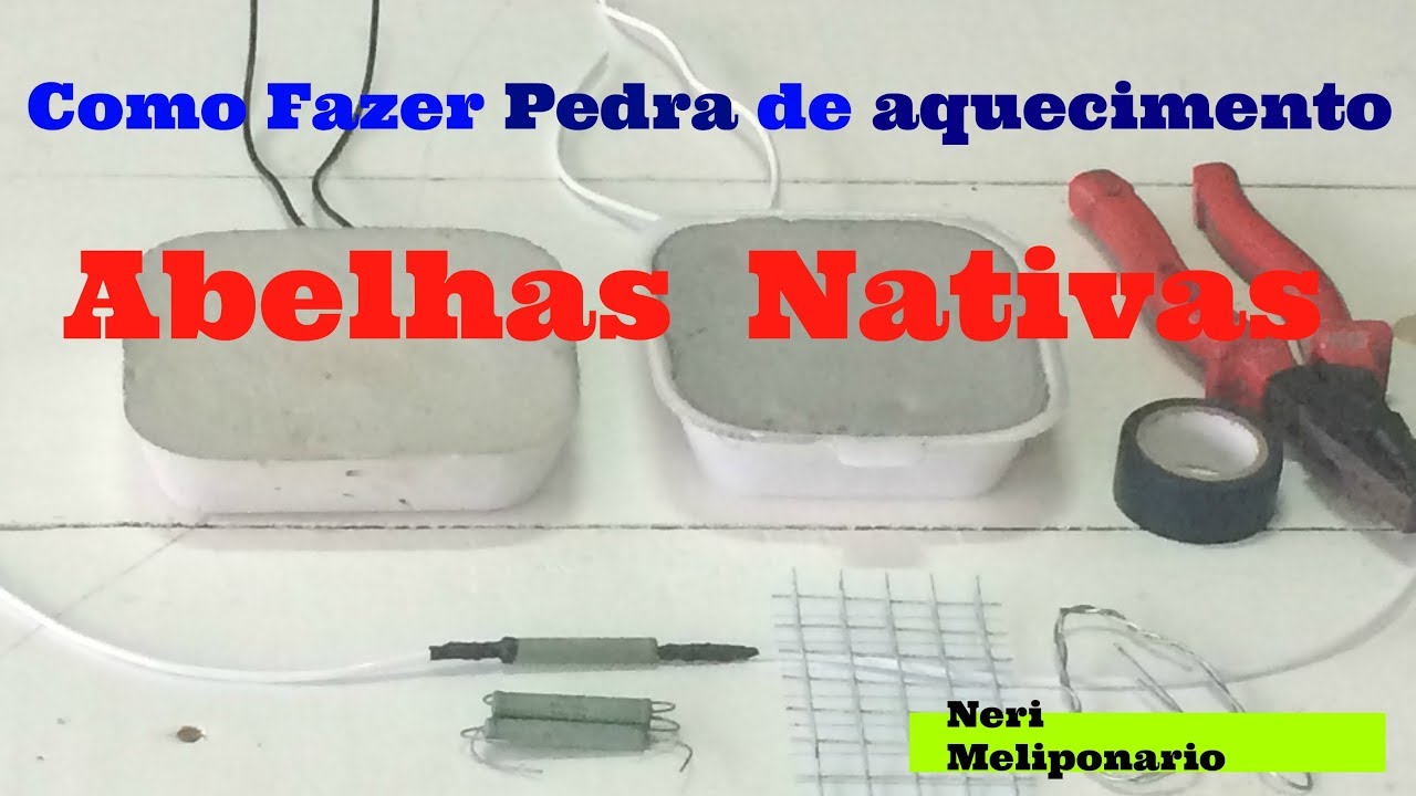 Como Fazer Pedra de aquecimento Para Caixas de Abelhas