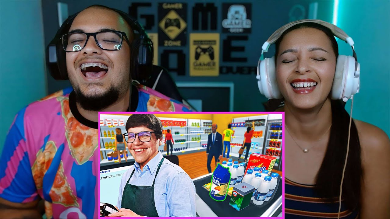 REAGINDO A Games EduUu :MERCADINHO do Games EduUu BOMBANDO! - Supermarket Simulator