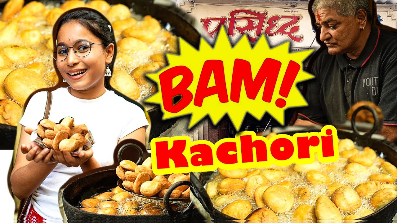 Famous Bam Kachori Since1998 IN INDORE | khasta moongdal kachoriyan| INDORE BAMKACHORI | indore food