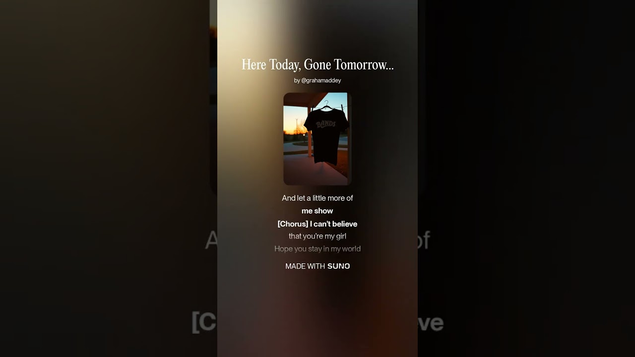 Here Today, Gone Tomorrow Goodbye Girl2