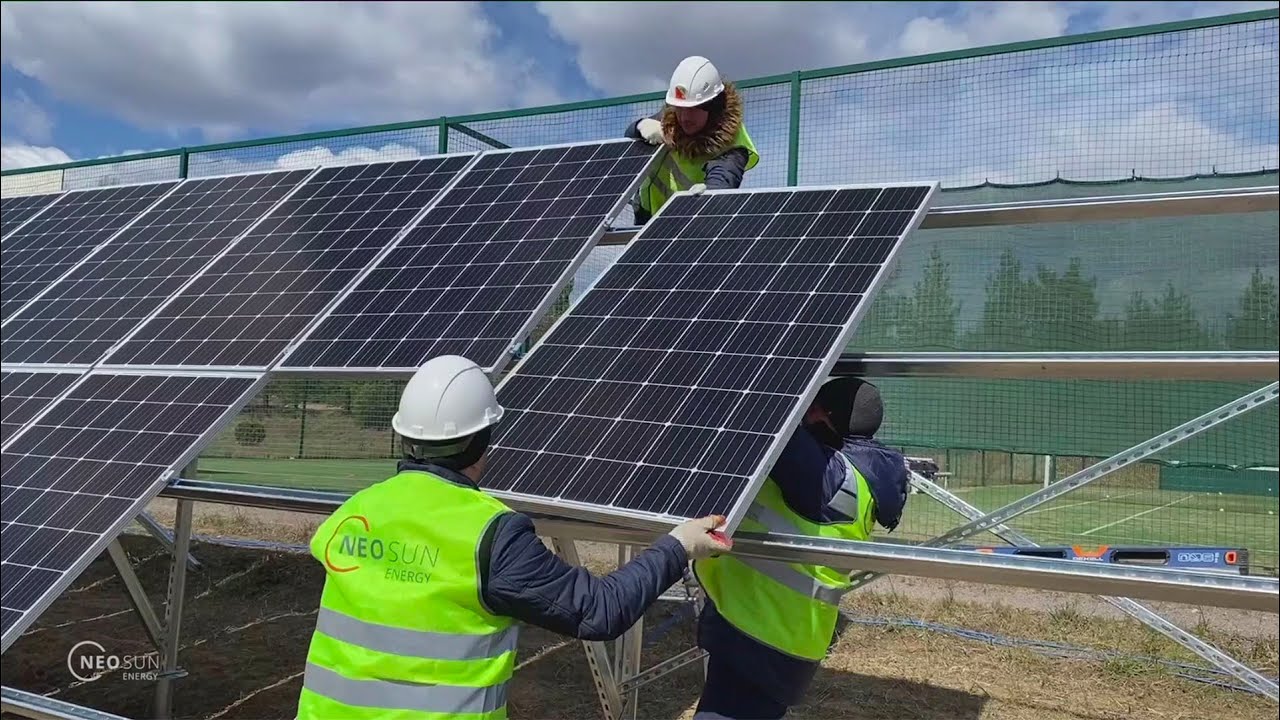 Construction of Solar Power Station with capacity of 102kW (April 2020)