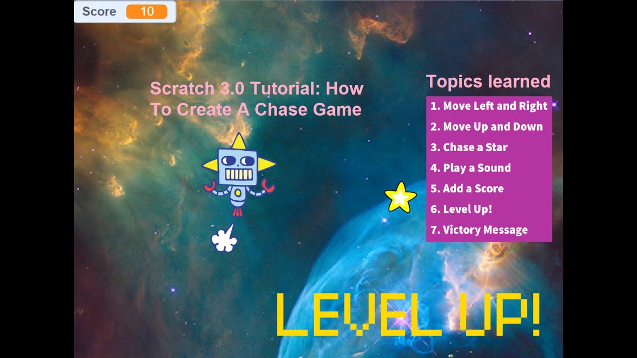 Scratch 3.0 Tutorial: How To Create A Chase Game