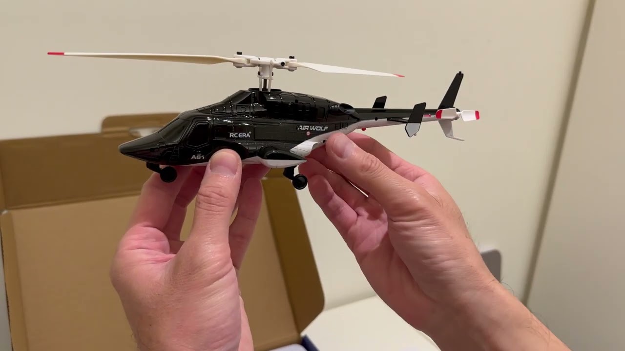 RCERA Bell222 airwolf unboxing