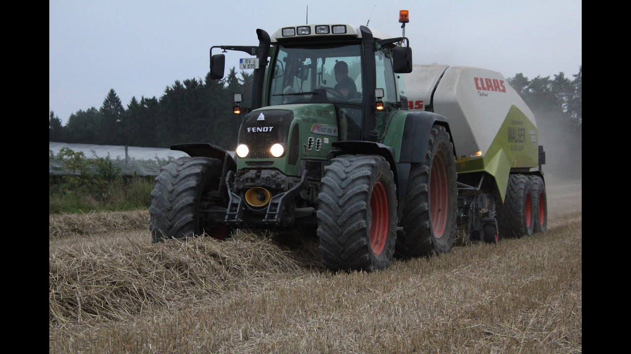 Fendt 936 Vario + Krone BIGPACK & Fendt 818 Vario + Claas QUADRANT | Stroh pressen - Lu Walser
