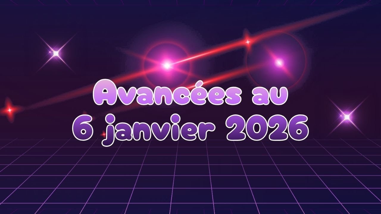 Avancées au 6 janvier 2026 : C'est parti pour une nouvelle année de broderies !