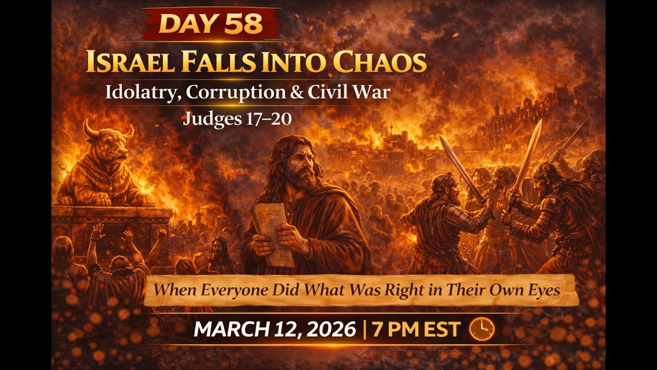 Israel’s Darkest Moment | Idolatry, Civil War & Moral Collapse (Judges 17–20)