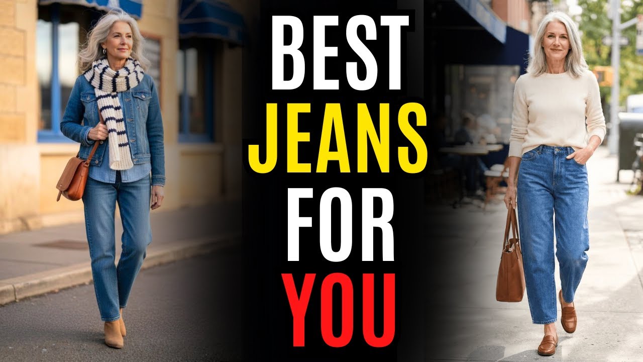 Only These 5 Jeans Make You Look Elegant After 60 (Aging Tips for Mature Women)