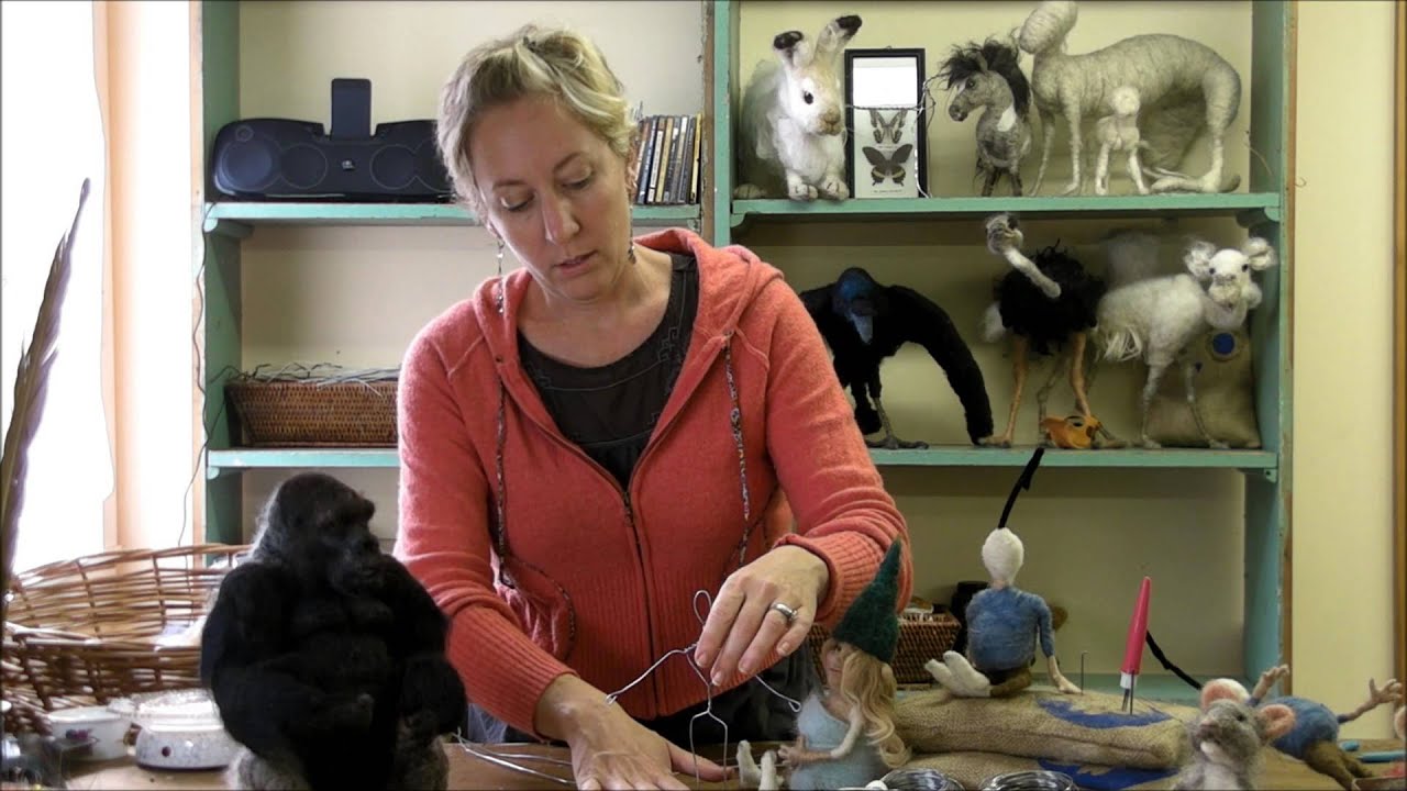 How to Make a Wire Armature of a Person by Sarafina Fiber Art