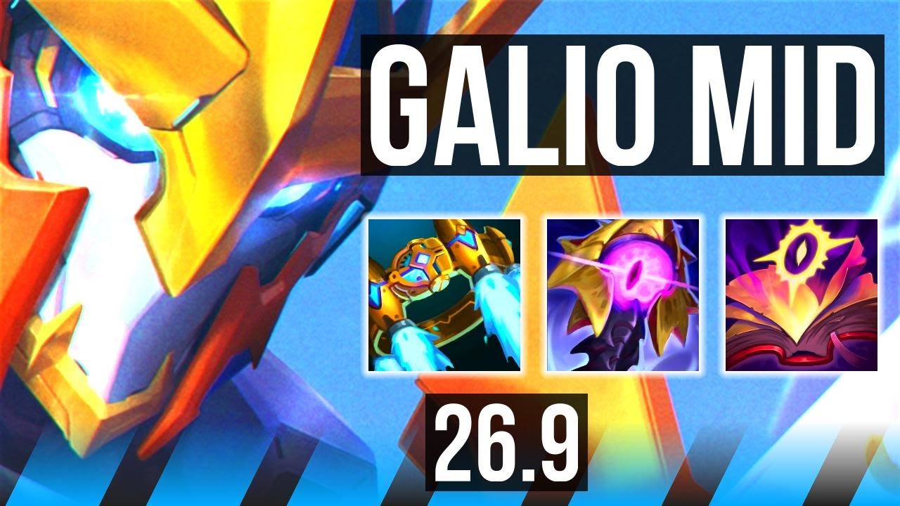 GALIO vs ORIANNA (MID) | Perfect KDA: 9/0/19 | EUW Grandmaster | 26.9