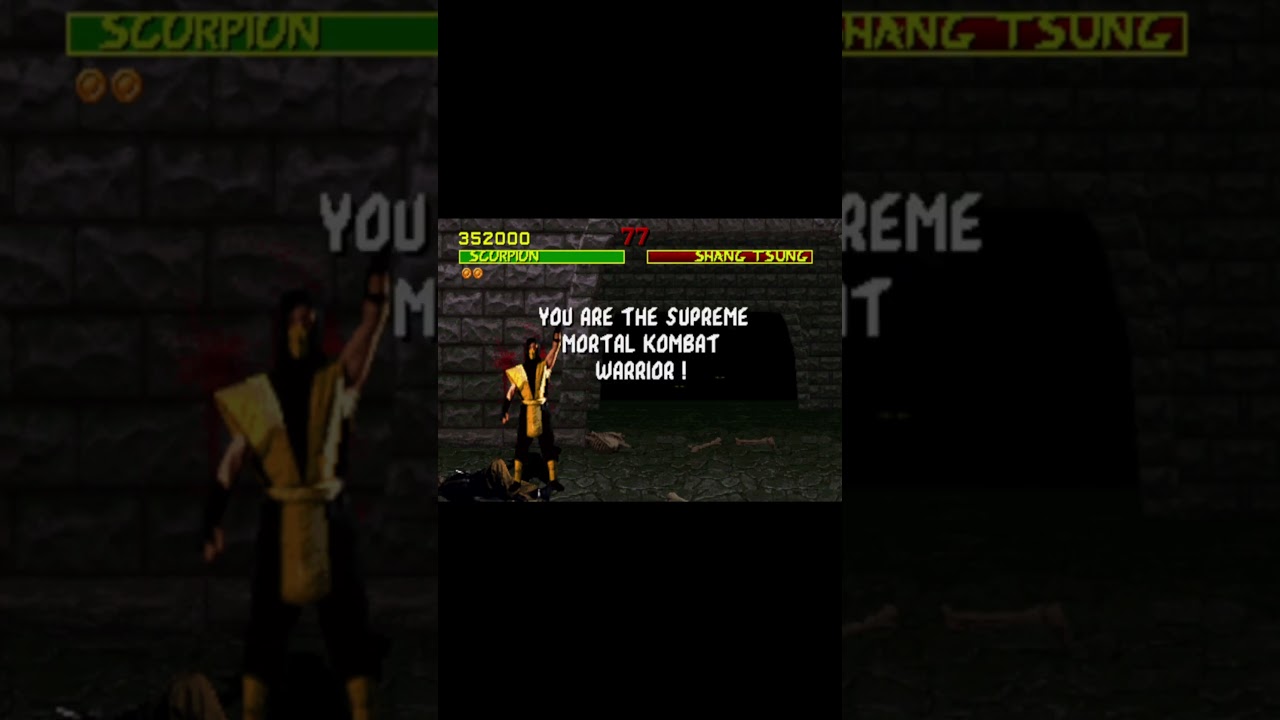 PC: Mortal Kombat Scorpion Intro and Ending with Shang Tsung Defeat - MKAK