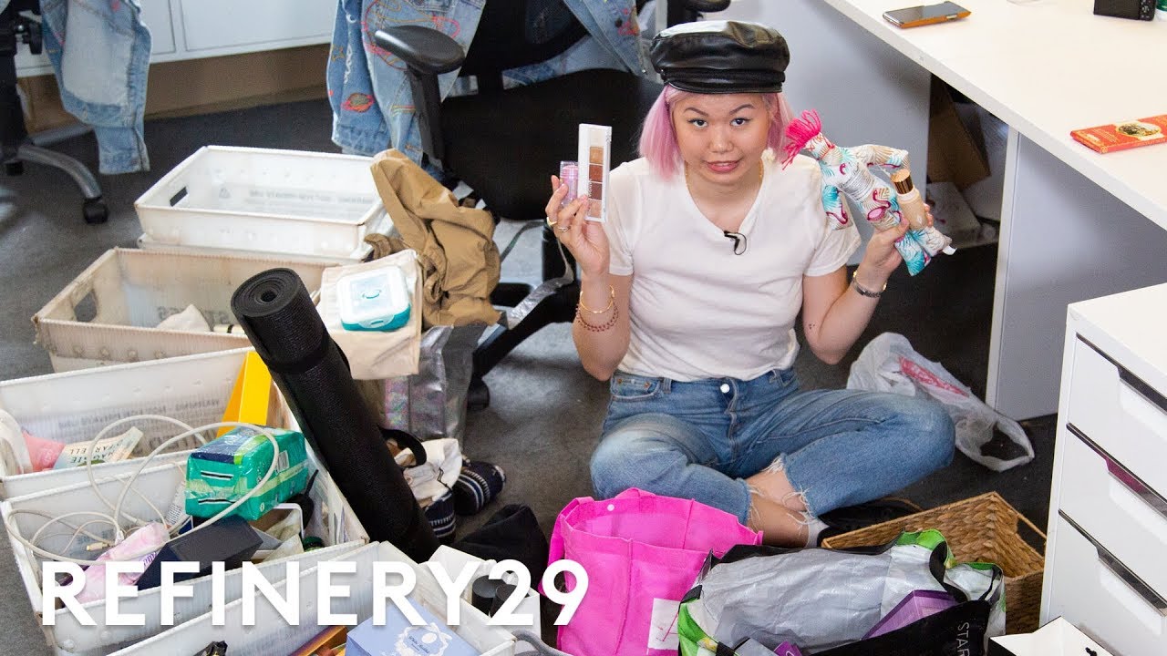 I Organize & Declutter My Makeup Desk | Beauty With Mi | Refinery29