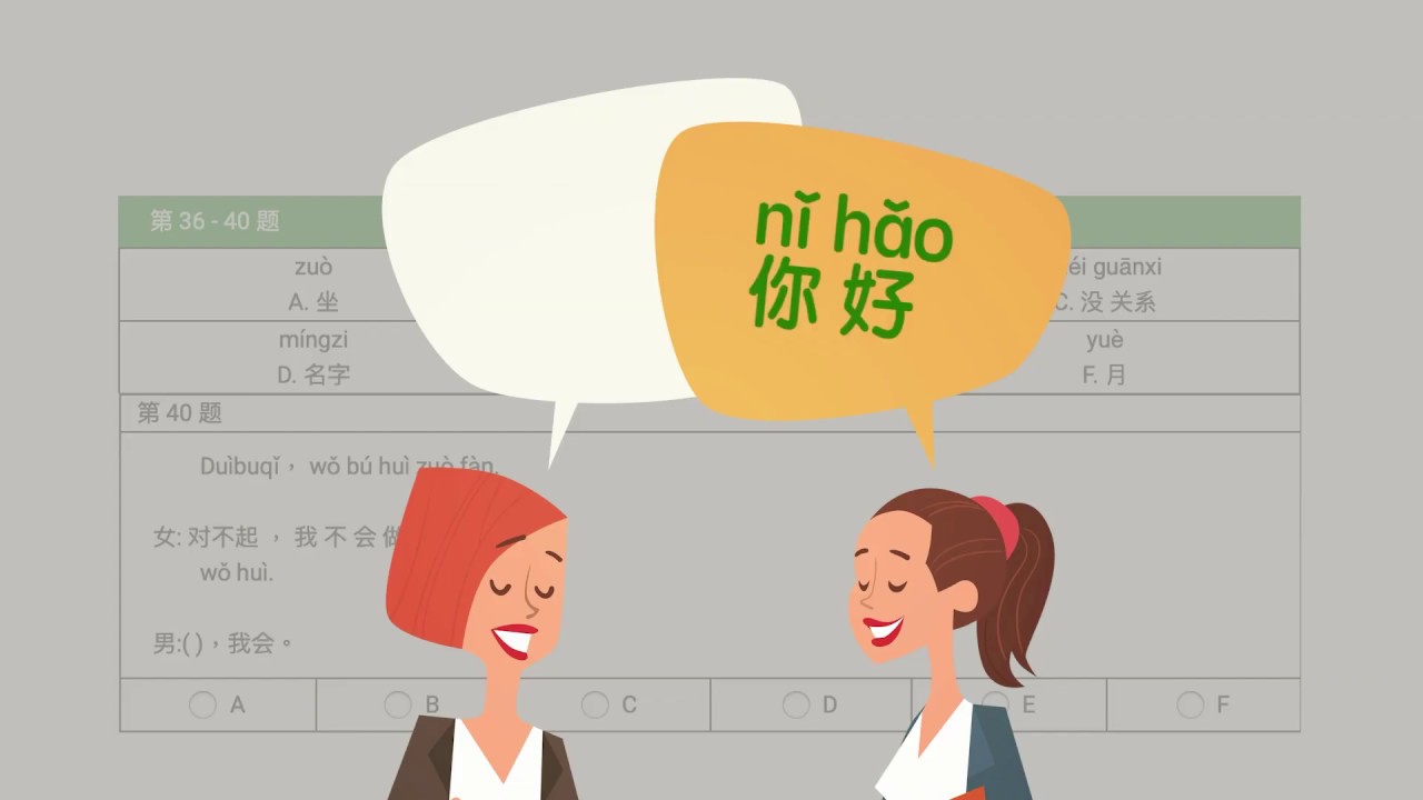 HSK Test Guide HSK 1 Reading Questions, Answers plus Test Tips - Learn Mandarin Beginner