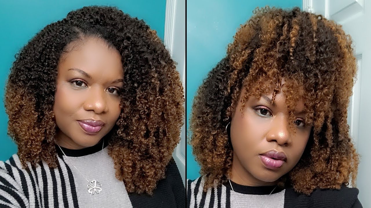 AFRO KINKY CURLY CROCHET HUMAN HAIR |   Beautiful Bouncy Curls