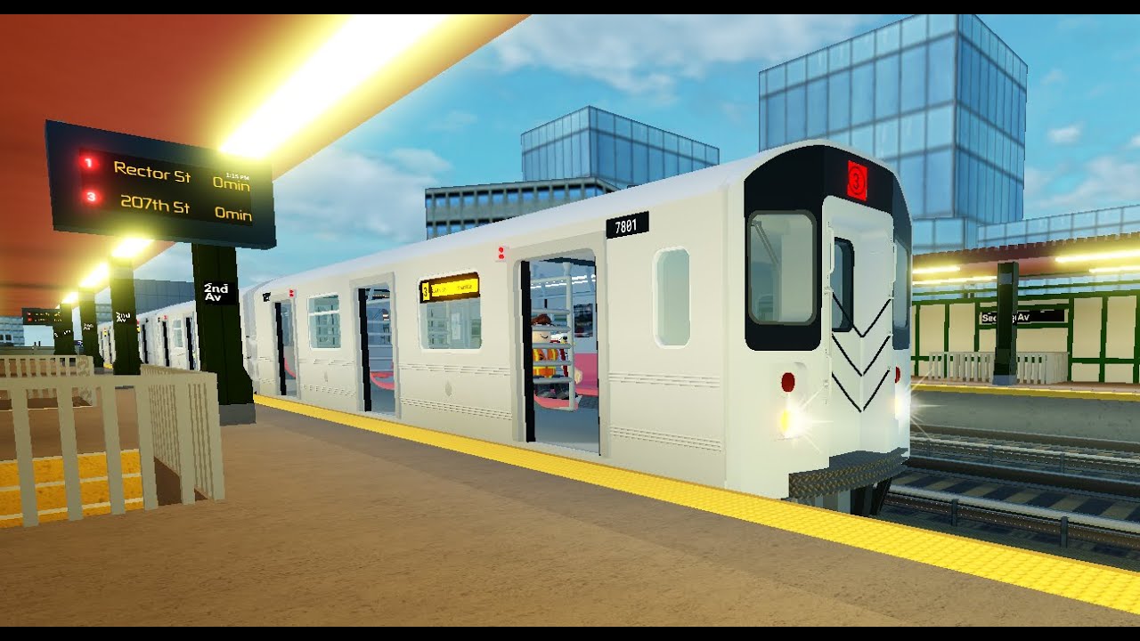 Roblox NYC Subway:Automated (3) Full Ride as R110A
