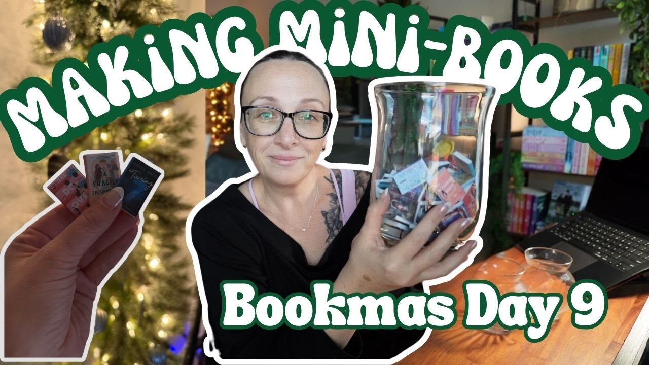 Making Mini-Books for my 2025 Physical TBR Jar | Bookmas Day 9 🎄