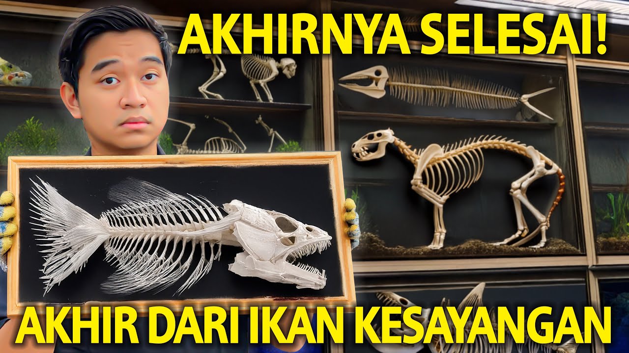 AKHIR DARI IKAN KESAYANGAN MONSTER AKU! AKHIRNYA TULANG IKAN SELESAI! ALGHI ARTQUATIC!