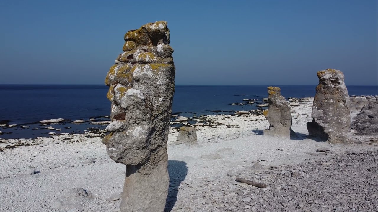 Rauks @ Fårö Island, Gotland -- Drone 4K Video #faroisland #gotland #rauk #sweden #dronevideo #mini2